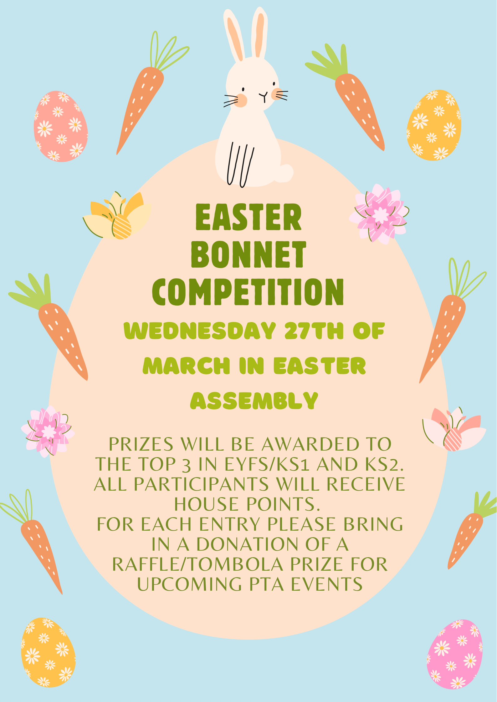 PTA Easter Bonnet Competition PTA Easter Bonnet Competition